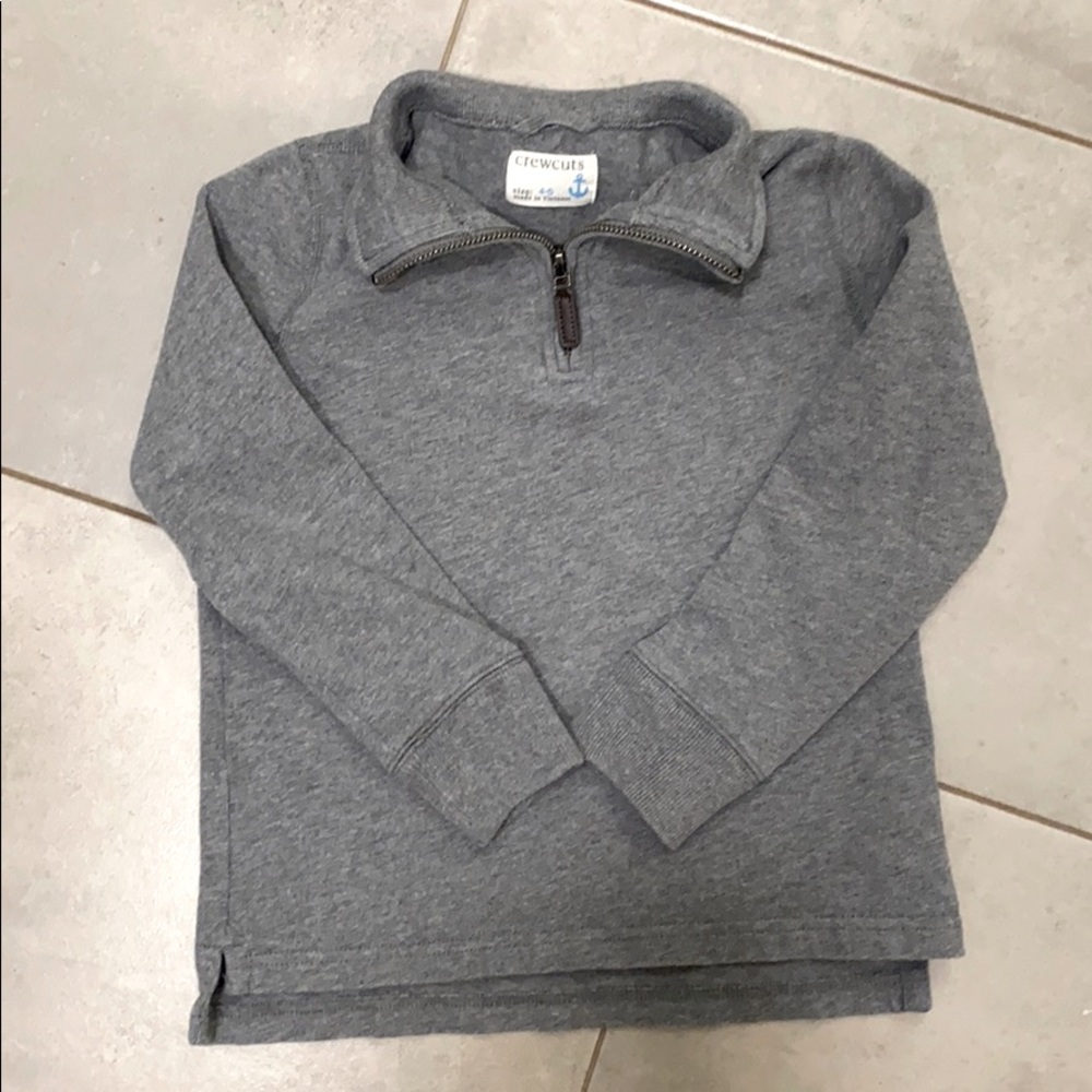 Grey Collared Sweater